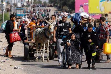Gaza desplazados por israel
