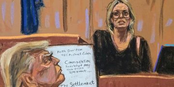 Trump y Storny Daniels, juicio EEUU