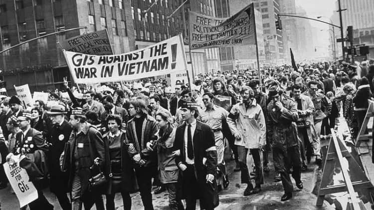 Protestas EEUU contra guerra Vietnam