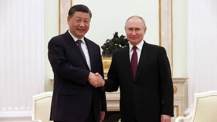 xi jimping y putin