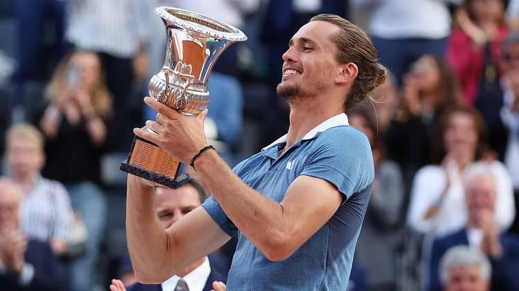 Zverev Tenis master 1000 Roma