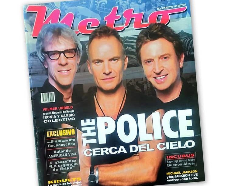 The police, tapa Metro, andy summers