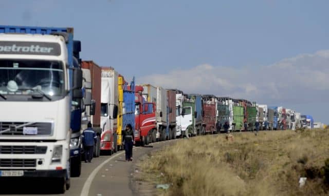 transporte pesado correo del sur