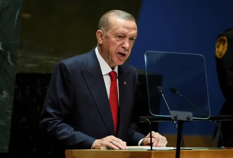 Erdogan, presidente turco. asamblea de la onu