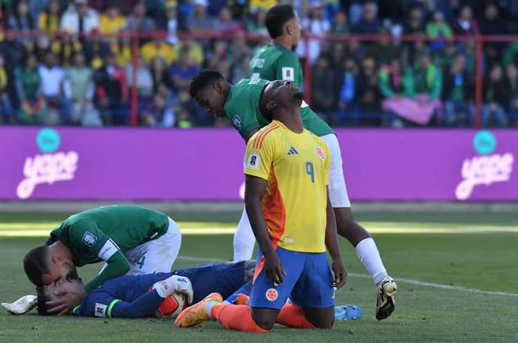 Bolivia vs  Colombia eliminatorias sudamericanas mundial