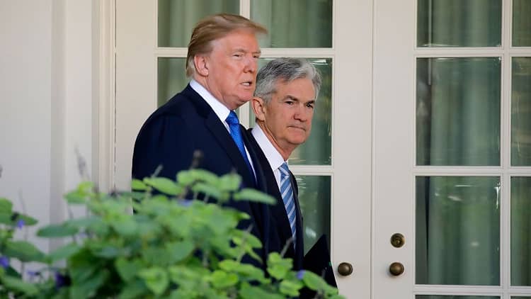 trump y powell Reserva federal EEUU