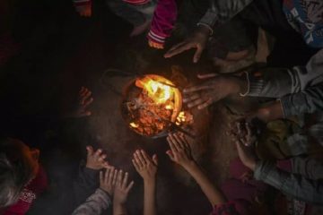 gaza campo refugiados en navidad