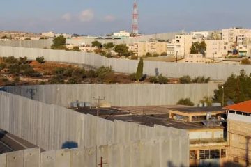 muro de hierro de israel en cisjordania