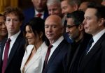 zuckerberg, bezos, pichai, musk, negocios trump