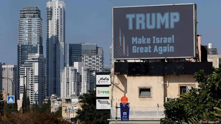 cartel trump en Israel