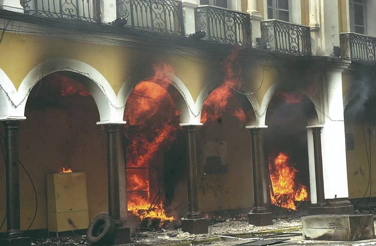 Gobernación cbba incendio