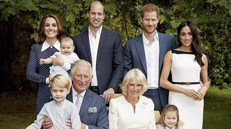 Familia real Buckingham, Reino Unido