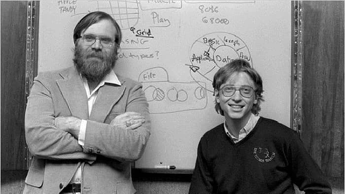 bill gates y su socio Paul Allen 