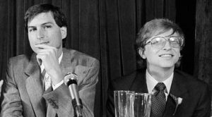 Bill Gates y Steve Jobs