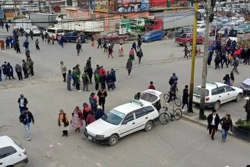 paro transporte público El Alto