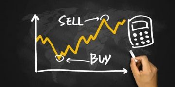 negocio compra baja, acciones, aranceles