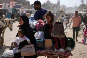gaza exodo genocidio limpieza étnica
