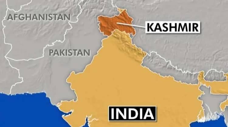 india, pakistán mapa