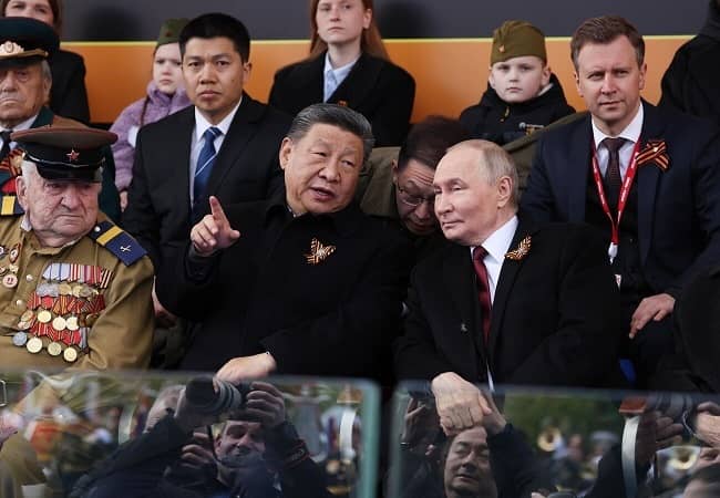 putin xi jinping día de la victoria 2025