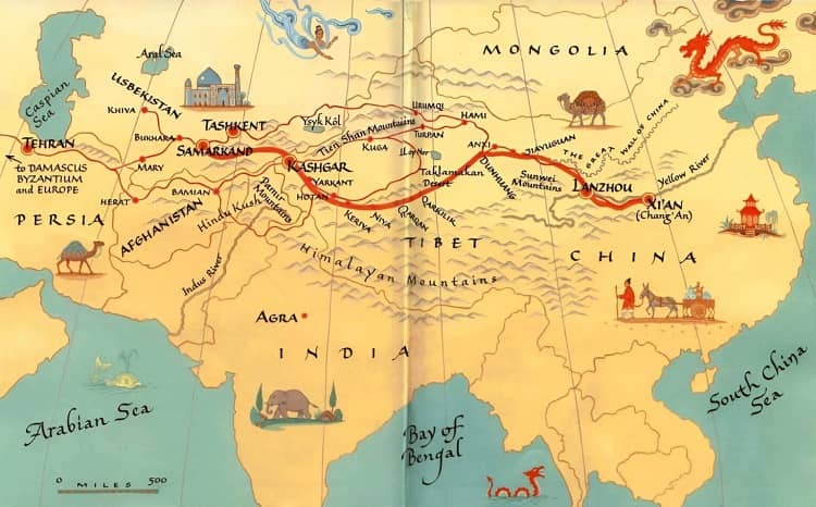 ruta de la seda china