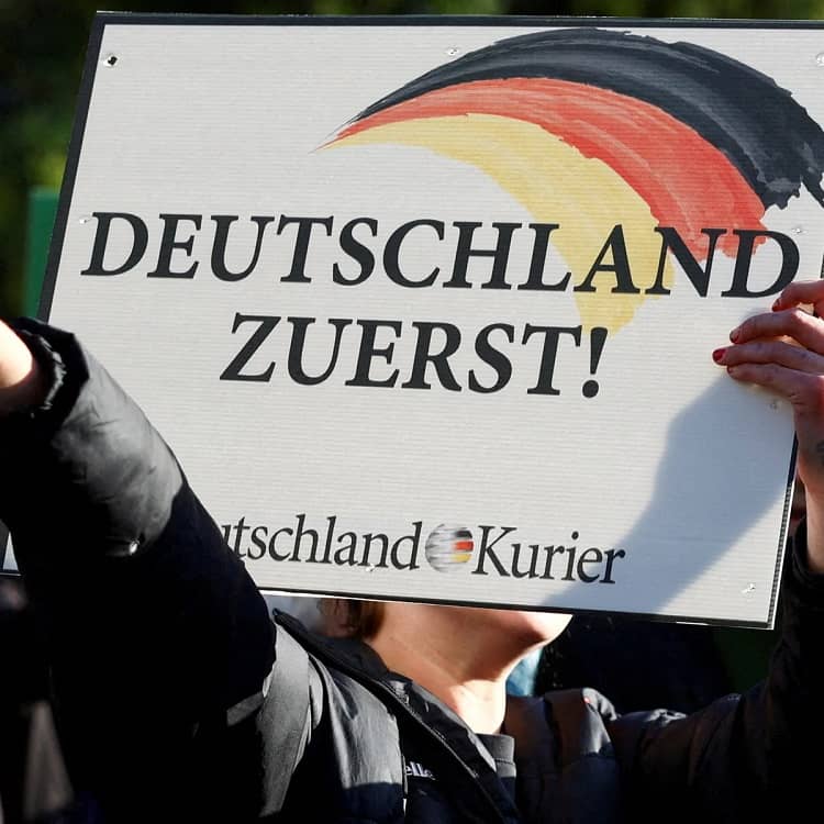 AFD Nazi simbolo, alemania