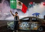 bandera méxico en Los Angeles, eeuu redadas migratorias