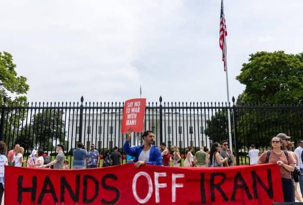 eeuu protestas contra ataques a Irán