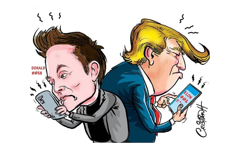 elon musk Donald trump
