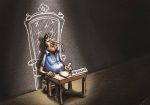 evo morales, caricatura abecor