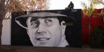 mural Carlos Gardel Argentina