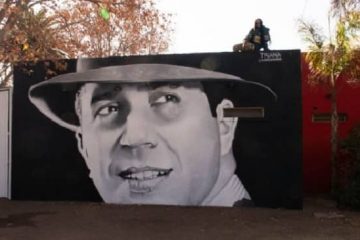 mural Carlos Gardel Argentina
