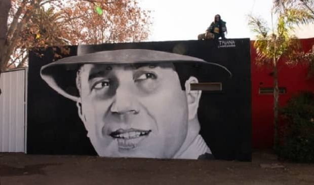 mural Carlos Gardel Argentina