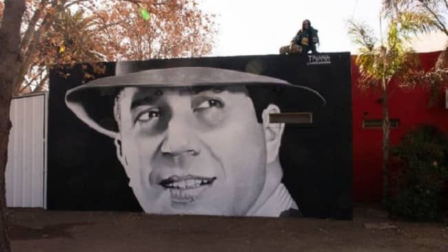 mural Carlos Gardel Argentina
