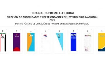 papeleta electoral TSE bolivia 2025