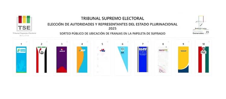papeleta electoral TSE bolivia 2025