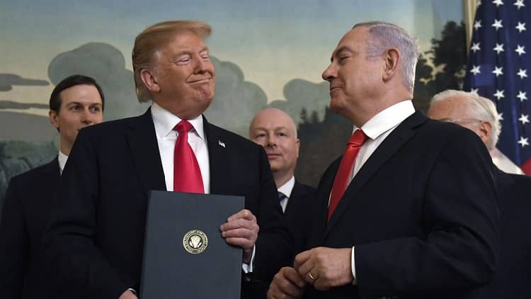 trump y netanyahu