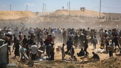 israel mata gazatíes en reparto de alimentos