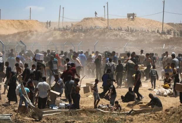 israel mata gazatíes en reparto de alimentos