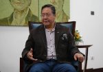 luis arce entrevista Xinhua