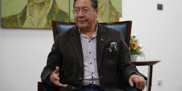 luis arce entrevista Xinhua