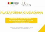tse plataforma ciudadana OEP