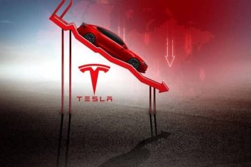 tesla acciones caen en bolsa de valores