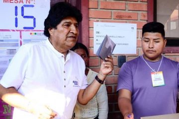 Evo morales, votación agosto 2025