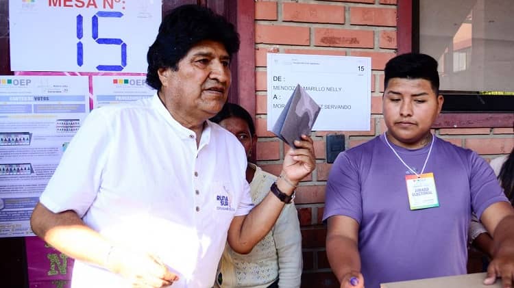 Evo morales, votación agosto 2025