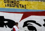 grafitis contra invervencion eeuu en Venezuela, america latina