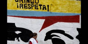 grafitis contra invervencion eeuu en Venezuela, america latina