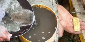 proceso para separar oro con mercurio