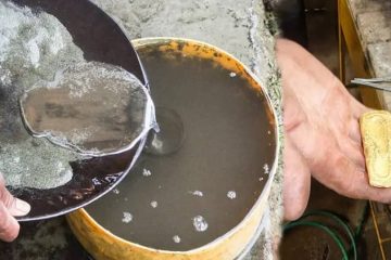 proceso para separar oro con mercurio