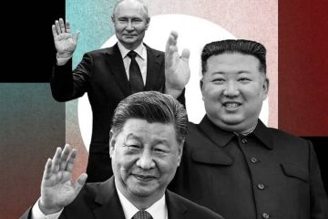 Putin, kimm, xi china rusia Corea Norte