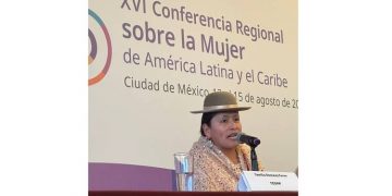 Virginia Velazso senadora Bolivia